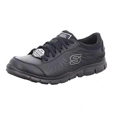 Imagen de Skechers Eldred, Zapatos de Trabajo Mujer, Black, 40 EU