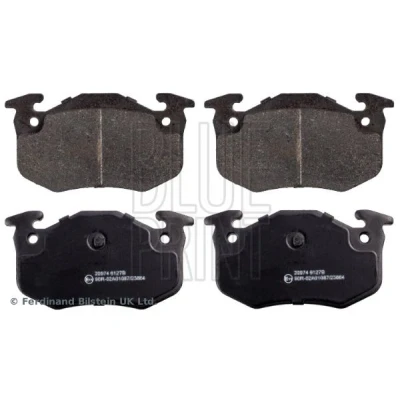 Imagen de BLUE PRINT ADP154238 Juego de pastillas freno Eje trasero preparado para indicador desgaste PEUGEOT: 206 Hatchback, 106 II 306 Hatchback
