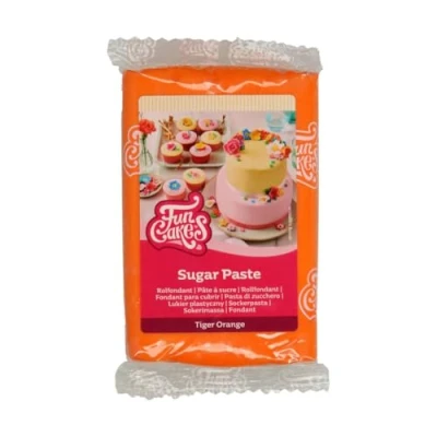 Imagen de FunCakes Pasta De Azúcar Anaranjado Tigre 250 G