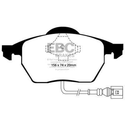 Imagen de Juego de pastillas EBC Brakes DP21330