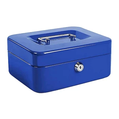 Imagen de kippen Caja de dinero azul 10333B1, dimensiones: 150 x 120 80 mm