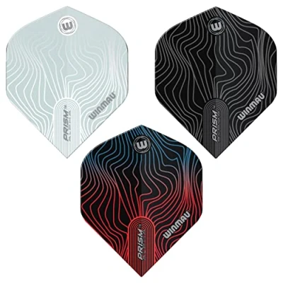 Imagen de WINMAU Prism Alpha Solar Design Paquete de dardos (3 juegos por paquete, 9 plumas en total)