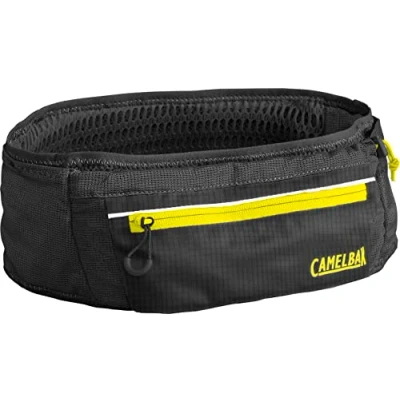 Imagen de CamelBak Ultra Belt, Paquete de hidratación Unisex Adulto, Negro/Amarillo Seguridad 2.0, M/L