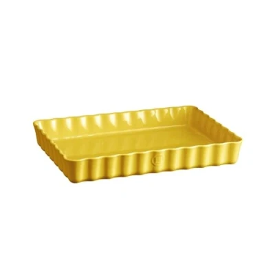 Imagen de Emile Henry EH906038 Giro rectangular (33,5 x 24 5 cm), color amarillo