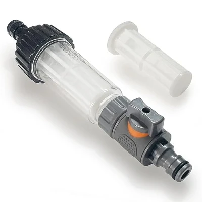 Imagen de MI:KA:FI filtro de agua con repuesto, como llenado para autocaravanas, caravanas, barcos, adaptador rápido y válvula reguladora