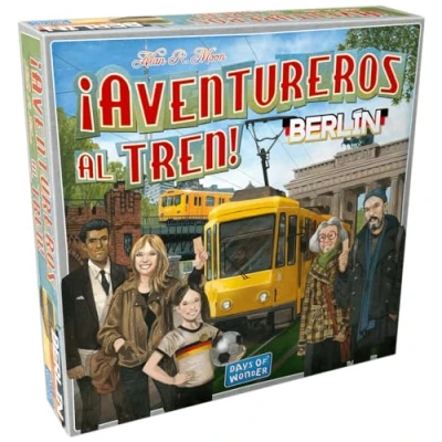Imagen de Days of Wonder ¡Aventureros al Tren! Berlín Explora la Capital Cultural De Europa Juego Mesa a Partir 8 Años 2 4 Jugadores 10 15 Minutos por Partida Español