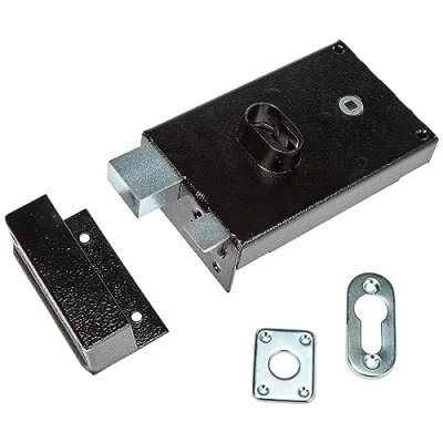 Imagen de Abus fe9762207 a sa H CE G Cerradura de sobreponer con asa Horizontal y cierre llave, para apertura exterior izquierda 88 x 140
