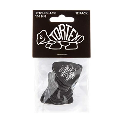 Imagen de Dunlop Tortex Púas de pesca (1,15 mm, 12 unidades), color negro