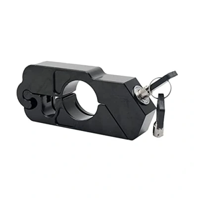 Imagen de Czhxtqz Candado de manillar para motocicleta acelerador, freno y asegurar tu bicicleta, scooter, ciclomotor o ATV en menos 5 segundos.