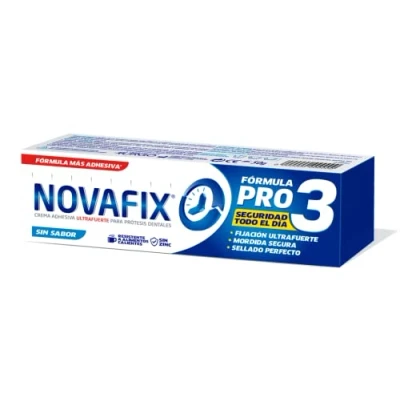 Imagen de Urgo Novafix Pro3 Sin Sabor Fijación ultrafuerte Crema adhesiva dentaduras postizas 50 g