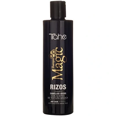 Imagen de Tahe Magic Rizos Champú para Rizos/Champú Cabellos Secos, Efecto Hidratante Anti encrespamiento, 300 ml