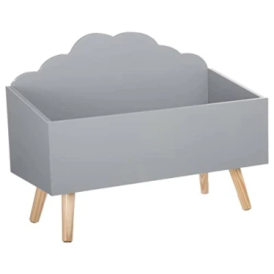 Imagen de ATMOSPHERA CREATEUR D&#039;INTERIEUR Baúl de juguetes Mueble almacenamiento Forma Nube Color GRIS