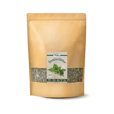 Imagen de Biojoy Hojas de Mora BÍO (500 g), secadas y cortadas, apto para Té e Infusión (Rubus fruticosus)
