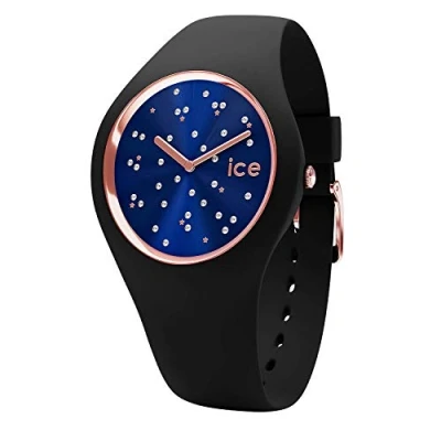 Imagen de ICE Watch cosmos Star Deep blue Reloj negro para Mujer con Correa de silicona 016294 (Medium)