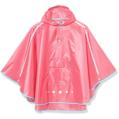 Imagen de Playshoes Poncho de Lluvia Plegable, Chaqueta Unisex niños, Rosa, M