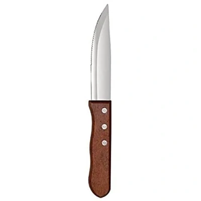 Imagen de Olympia gg819 Jumbo Cuchillo para carne, mango de madera palisandro, 115 mm (Pack 12)