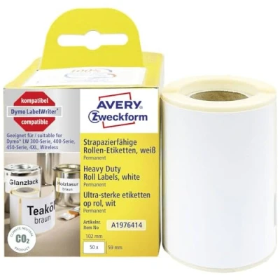 Imagen de Avery España A1976414 Etiquetas blanca en rollo ultra resistentes