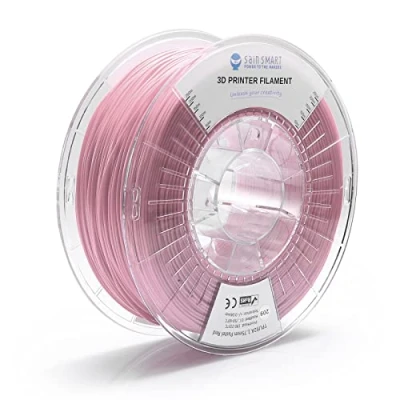 Imagen de SainSmart TPU 1,75 mm 92A Flexible 3D Filamento, Precisión Dimensional +/ 0,04 mm, 1 kg, color rosa pastel