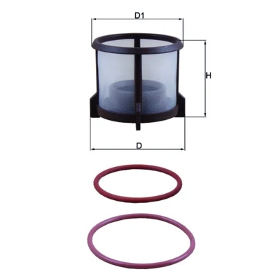 Imagen de MAHLE ORIGINAL KX 72D2 Filtro Combustible Cartucho filtrante MAN: TGA, TGX, TGS, MERCEDES BENZ: UNIMOG, ATEGO 2,