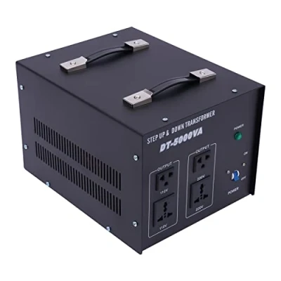 Imagen de Transformador (5000 W, 220 V a 110 V/110 V, paso automático)