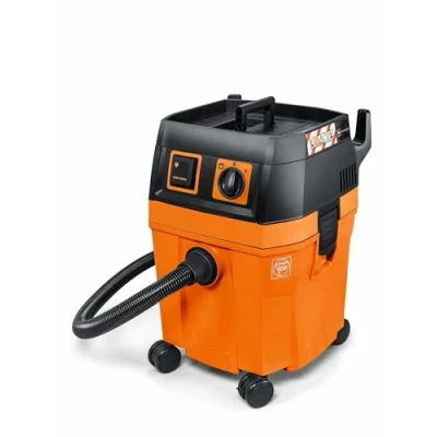 Imagen de FEIN Dustex 35 L, Aspirador para seco y húmedo de gran potencia con conexión herramientas eléctricas el uso en taller obra cable conector 7.5 m,