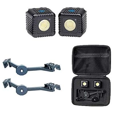 Imagen de Lume Cube Kit de iluminación para DJI Mavic 2 Pro y Zoom Lámpara LED compacta flash en uno Controlable a través la aplicación Bluetooth Fácil conectar principiantes fotógrafos