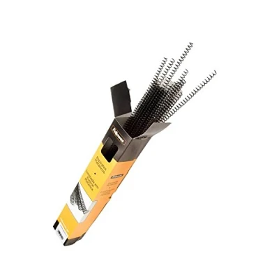 Imagen de Fellowes Pack de 100 espirales metálicas, Negro, 6 mm