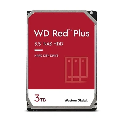 Imagen de Western Digital Red WD30EFAX Disco duro 3.5&quot; para dispositivos NAS 5400 RPM Class 3TB, SATA 6 Gb/s, CMR, 64MB Cache, Rojo