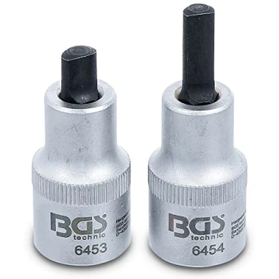 Imagen de BGS 6455 Juego de vasos con punta para la extensión las abrazaderas del amortiguador entrada 12,5 mm (1/2&quot;) 5 x 7 + 5,5 8,2 2 piezas