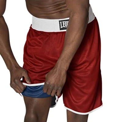 Imagen de LEONE 1947, Pantalones Cortos De Boxeo, Rojo/Azul, L, AB215