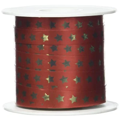 Imagen de C.E. Pattberg Cinta de rizado, Rojo, 10 mm width, 100 m length