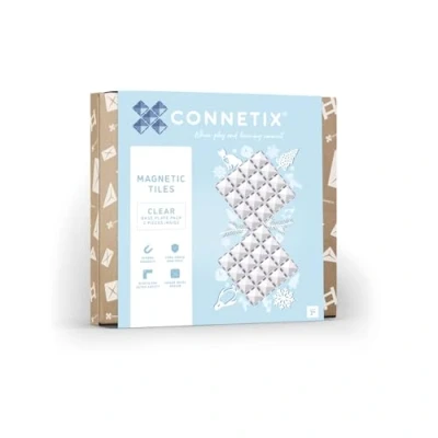 Imagen de CONNETIX Paquete de placa base transparente, 2 piezas