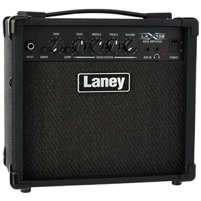 Imagen de Laney LXB Series LX15B Bass Guitar Combo Amp 15W 2 x 5 inch Woofers