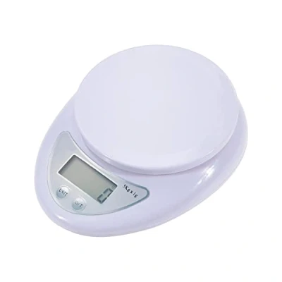 Imagen de RevolutionLine Báscula De cocina electrónica portátil Funciona con 2 pilas AAA Alta precisión y resolución LCD digital inteligente alto rendimiento Fácil limpieza 0,1gr a 5kg