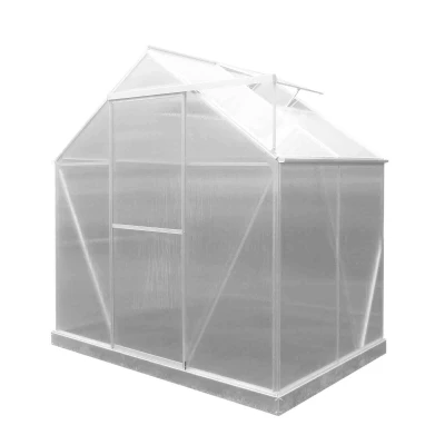 Imagen de Invernadero de policarbonato y aluminio 125x193x190 cm (2,46 m²) Lunada
