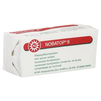 Imagen de NOBATOP 8 no estéril Compresas de tela tejida 4 capas 5 cm x (200 St.)
