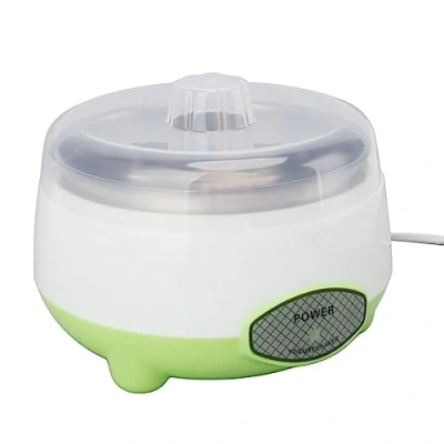 Imagen de Yogurtera, Yogurtera 1 Litro, Máquina compacta de Acero Inoxidable Yogures Yogur para casero Bricolaje Verde 15W