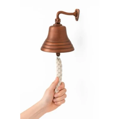Imagen de Accesorios para Bar en Casa Campana de Último Pedido Pub Decoraciones Náuticas Pared con Sonido Fuerte, Ideal Navidad, Recepciones, Pubs Cobre 15,2 cm