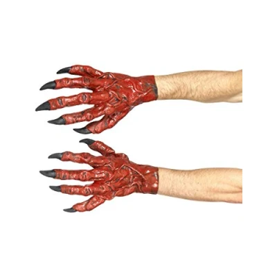 Imagen de Smiffys Manos de diablo, Rojo, Látex