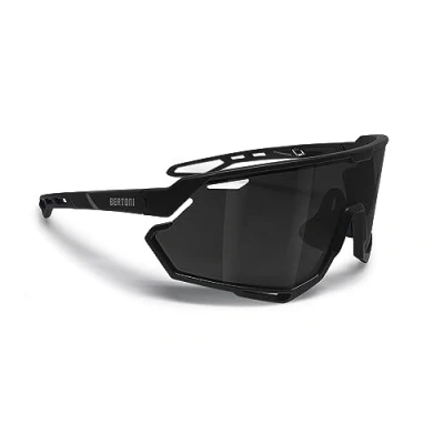 Imagen de BERTONI Gafas Deportivas Ciclismo MTB Running para Hombre y Mujer en TR90 Lente Ancha Antivaho 100% Protección UV mod. ALPHA