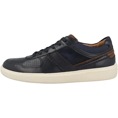 Imagen de Clarks Cambro Race, Zapatillas, para Hombre, Azul (Navy Combi), 43 EU