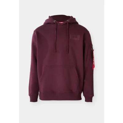 Imagen de Alpha Industries Unisex Jersey con capucha, Talla: XXL, Dark cherry