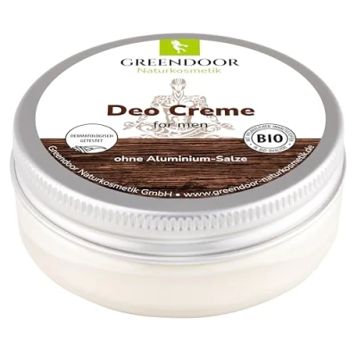 Imagen de GREENDOOR desodorante en crema para hombre 50g, extra fuerte, fragancia masculina amaderada