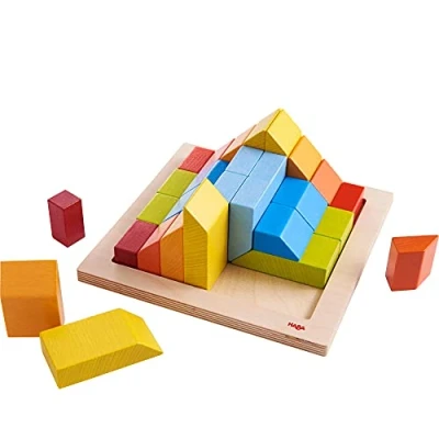 Imagen de HABA 304854 Juego Composición 3D Creative Stones, de construcción Madera. Más 2 años