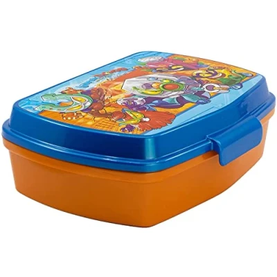 Imagen de 2738; Sandwichera rectangular multicolor Superzing; producto de plástico; libre BPA