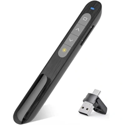 Imagen de 2 in 1 USB Type C Pasador Diapositivas Mando Ordenador Powerpoint