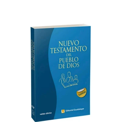 Imagen de NUEVO TESTAMENTO del PUBLO de DIOS: Edición comentada [rústica azul, impresión una tinta] (La Biblia. Libro Pueblo Dios)