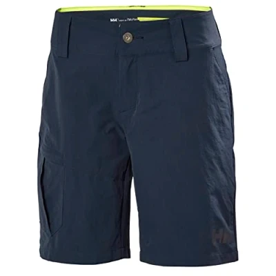 Imagen de Helly Hansen Mujer Pantalón Corto Cargo Secado Rápido, 26, Azul Marino