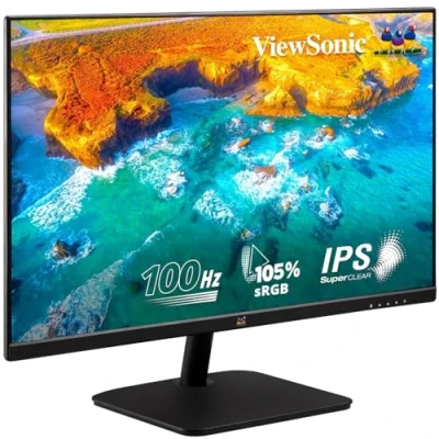 Imagen de VIEWSONIC VA2432 MHD Monitor de 60 cm (24 pulgadas) (Full HD, IPS Panel, HDMI, DP, VGA, Eye Care, Eco Mode, altavoz) negro
