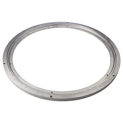 Imagen de Gedotec Mesa giratoria Cargas Pesadas 360 Ø 450 mm Placa Acero Plateado Capacidad Carga rodamiento de Bolas Empuje 350 kg Anillo Giratorio para atornillar Muebles TV Cocina 1 Pieza
